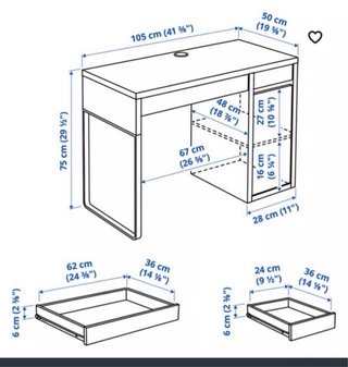 Escritorio Ikea Blanco