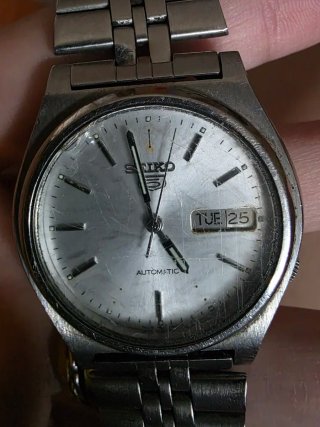 Orologio Seiko 5 Automatico Vintage Argento