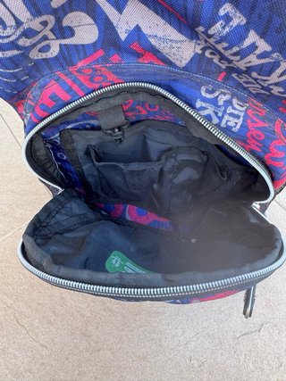 Mochila Totto con ruedas y estampado