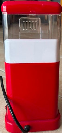 Máquina de Palomitas JOCCA Vintage Roja