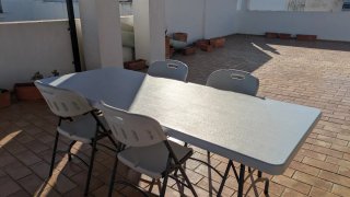 Mesa y Sillas Plegables Muebles Romero