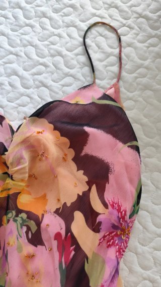 Vestido fiesta estampado floral