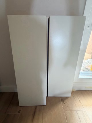 Puertas cristal librería Billy Ikea y baldas