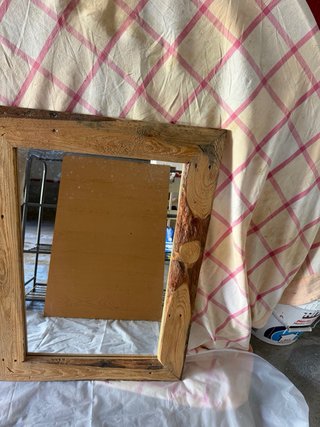 Espejo Madera Reciclada 76.5x56cm