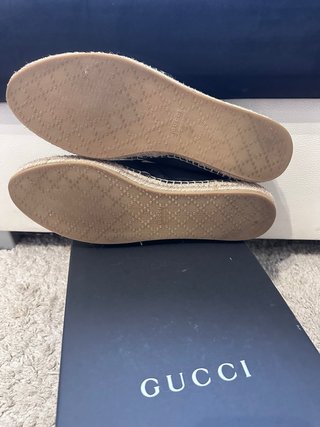 Alpargatas negras Gucci Talla 41 unisex