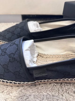 Alpargatas negras Gucci Talla 41 unisex
