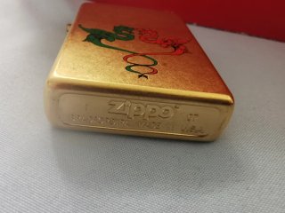 Accendino Zippo Draghi Rosso Verde del 2007