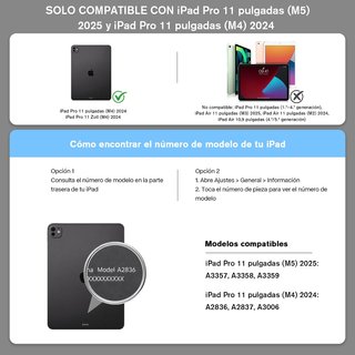 NUEVO Funda Teclado iPad Pro 11 M4/M5 con Trackpad