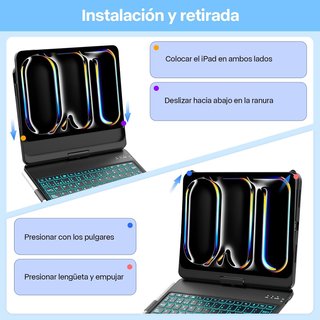 NUEVO Funda Teclado iPad Pro 11 M4/M5 con Trackpad