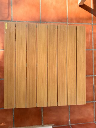 Mesa de centro exterior de aluminio nueva