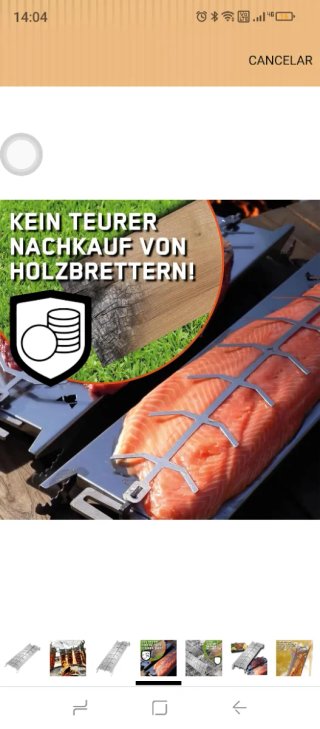 Tabla para barbacoa Salmón BBQ-TORO