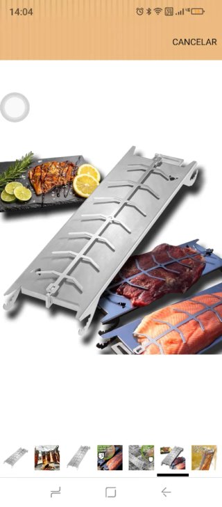 Tabla para barbacoa Salmón BBQ-TORO