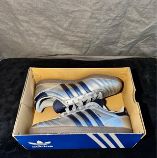 Adidas Samba Plata y Azul