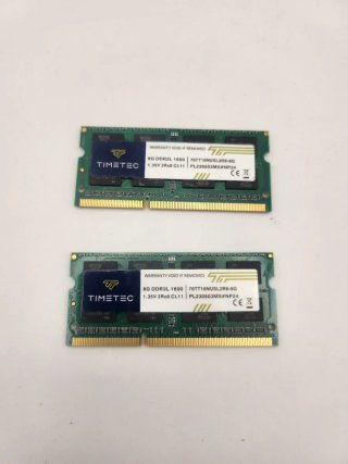 2x 8GB DDR3L 1600MHz Timetec RAM