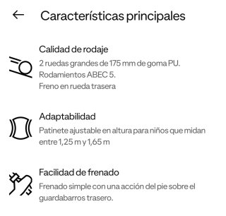 Patinete Oxelo mod. Brasil.