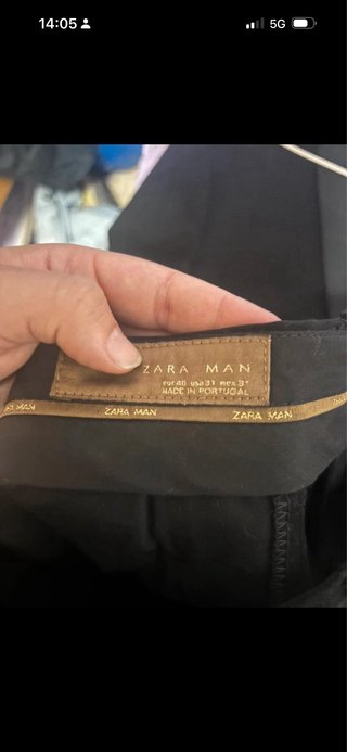 Traje Zara Hombre Velour Negro