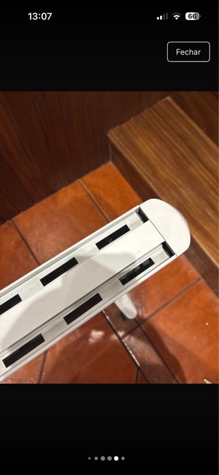Aquecedor elétrico branco