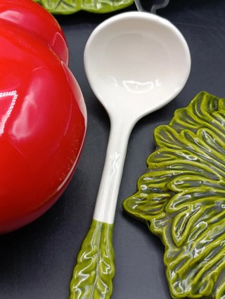 Sopera Tomate Cerámica con Plato