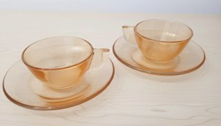 Juego tazas vintage