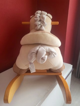 Caballo balancín bebé peluche