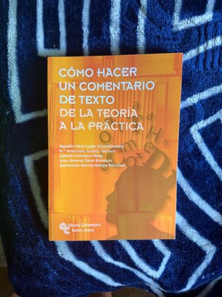 CÓMO HACER UN COMENTARIO DE TEXTO DE LA TEORIA d A