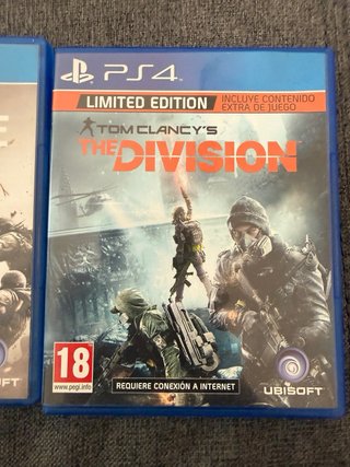 Pack Juegos PS4: The Division, Rainbow Six Siege,