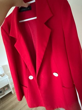 Americana Zara Roja Talla S