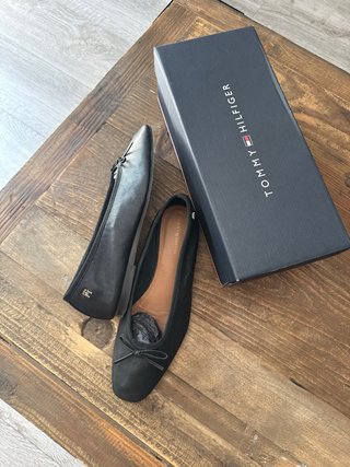 Bailarinas Tommy Hilfiger Piel Negras