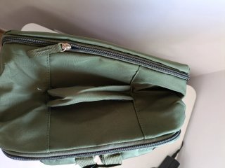Mochila HUOHUO verde militar urbana portátil