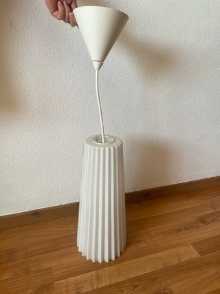 Lámpara colgante Ikea blanca