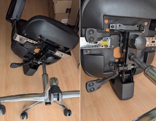 Silla oficina alemán Topstar, + cojín, apoyabrazos
