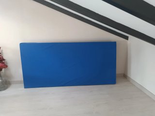 Colchón azul