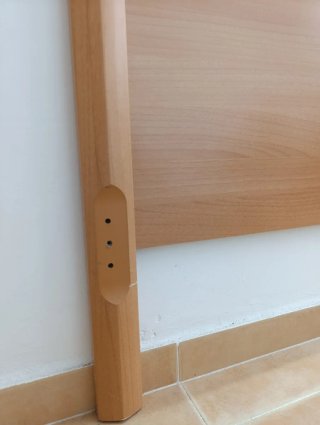 Cabecero de madera para cama de 90