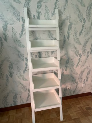 Estantería Escalera Blanca