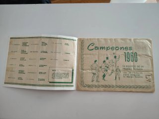 Álbum Campeones Liga 1960 Bruguera