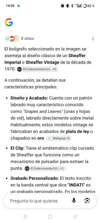Bolígrafo Seaffer chapado oro 12 k .