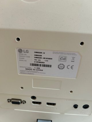 Monitor LG 24” Full HD Negro