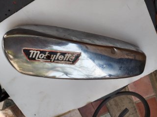 Tapas depósito Mobilette Moped Plata