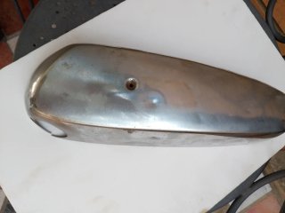 Tapas depósito Mobilette Moped Plata