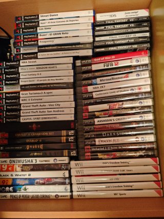 Videojuegos PSX, PS2, PS3, Wii, PC.
