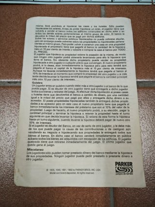 Monopoly Parker antiguo años 80