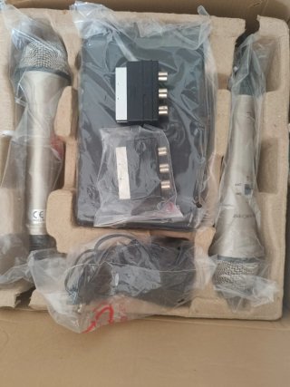 Kit Karaoke Silver Crest con Cables
