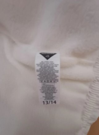 Chaqueta de invierno para niña blanca
