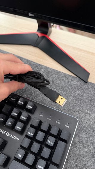 Teclado Gaming Mecánico USB Switch Azul