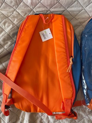 2 Mochilas Decathlon Arpenaz 10L Azul/Naranja
