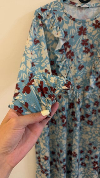 Vestido floral Zara talla s (oversize)