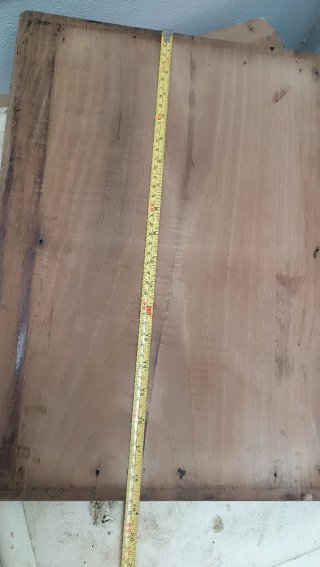 Lote de 2 Tablas antiguas de castaño
