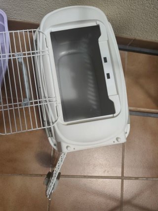 Transportín para gatos blanco