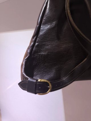 Mochila de piel marrón