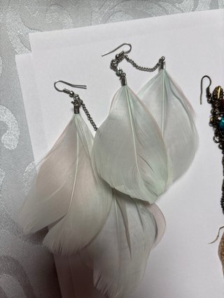 Pendientes plumas y estilo boho